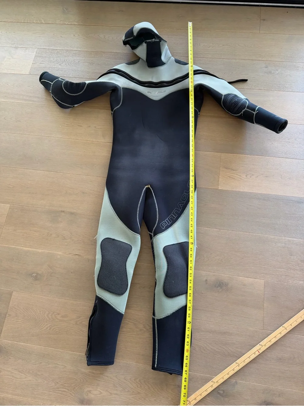Pinnacle Polar 7/5mm Full Hooded Mens wetsuit Scuba